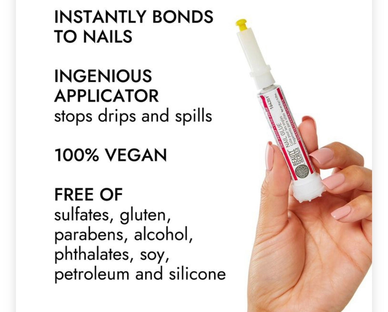 The BEST nail glue! Large clog proof from beauty secrets! As seen on TikTok *SHIPS WORLDWIDE!