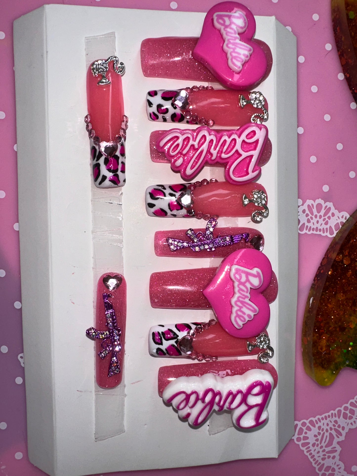 Barbie Girl Nails (Gel)