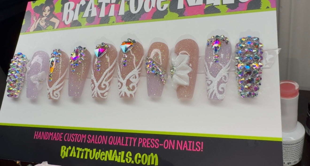 Blingy Florals (Acrylic)