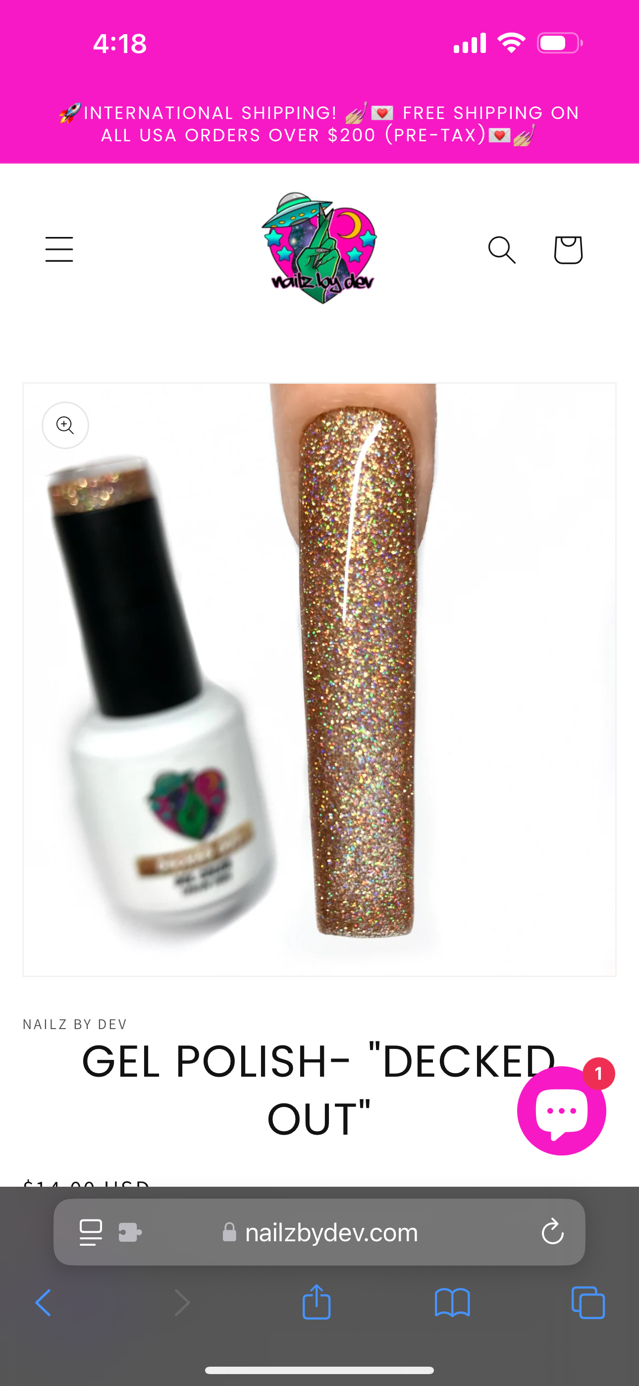 A custom GEL nail request (please send in inspo pic or idea)