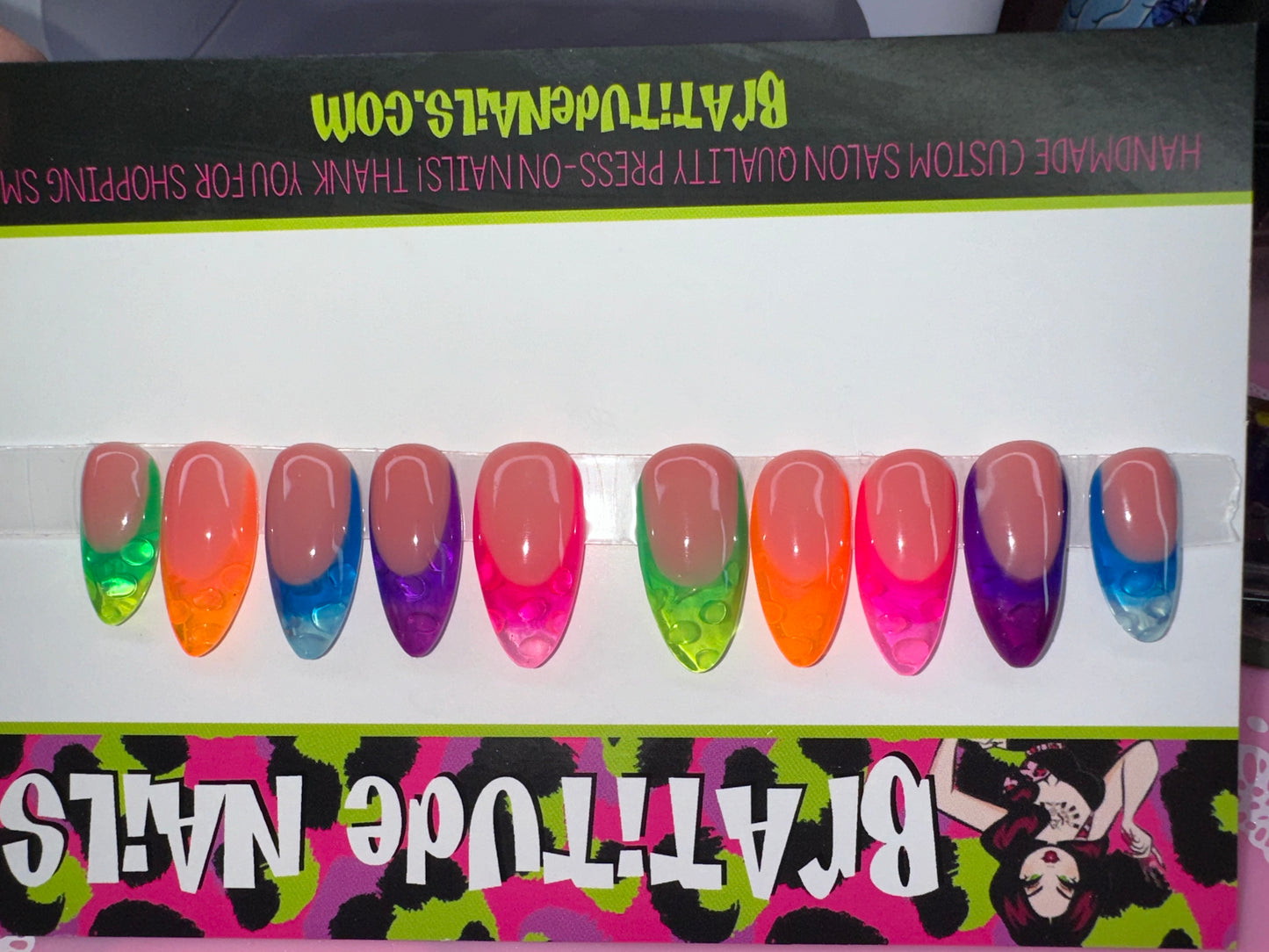 Jelly bubble nails (Gel)