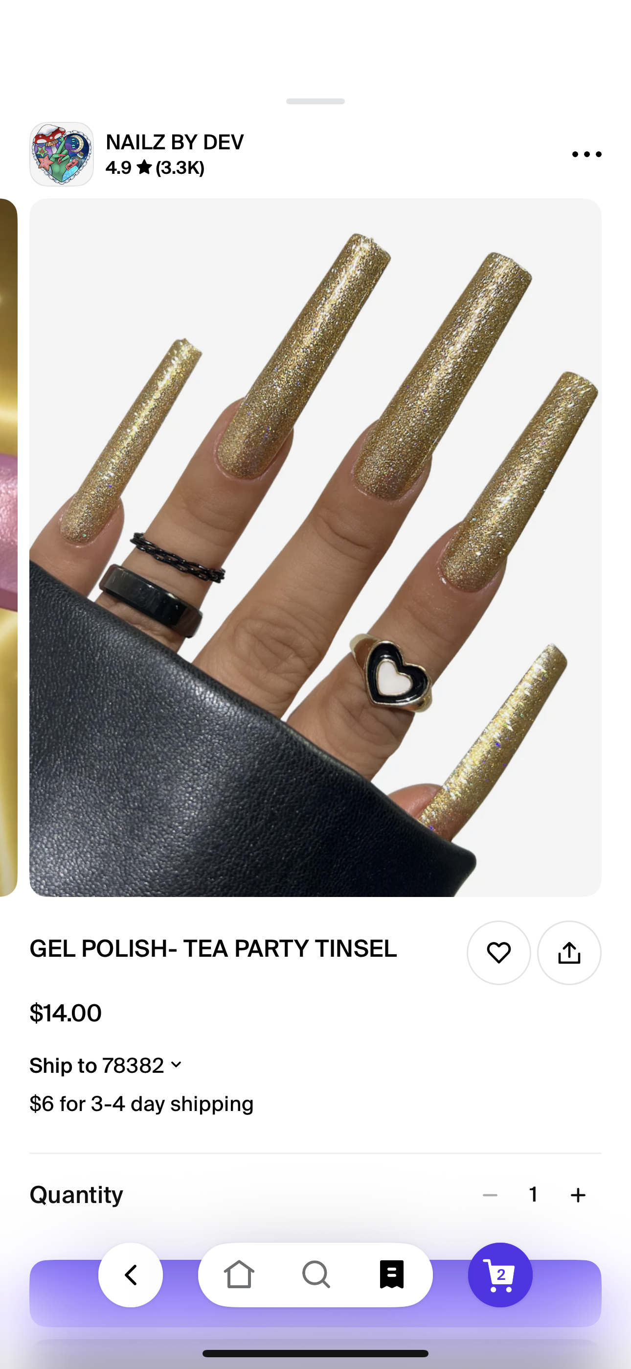 A custom GEL nail request (please send in inspo pic or idea)