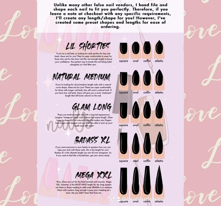 Order your custom GEL nails here !Reusable Gel Nails (CUSTOMS)