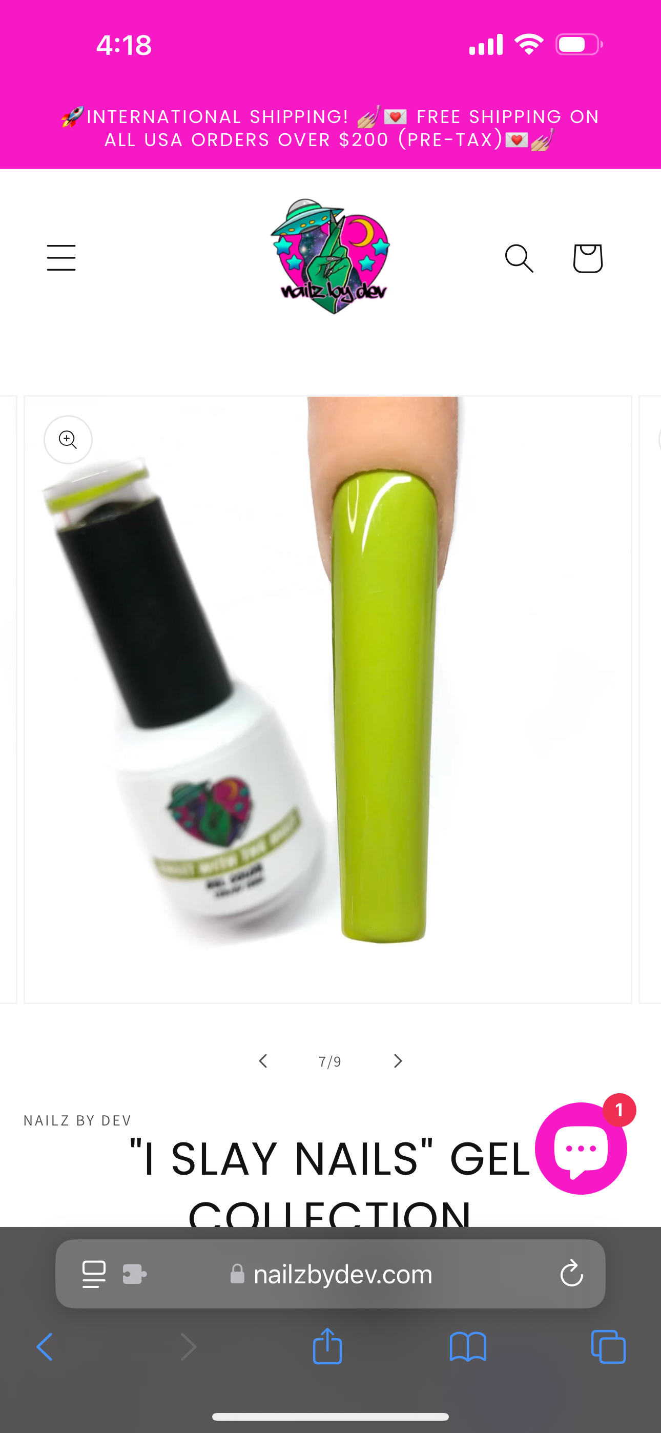 A custom GEL nail request (please send in inspo pic or idea)