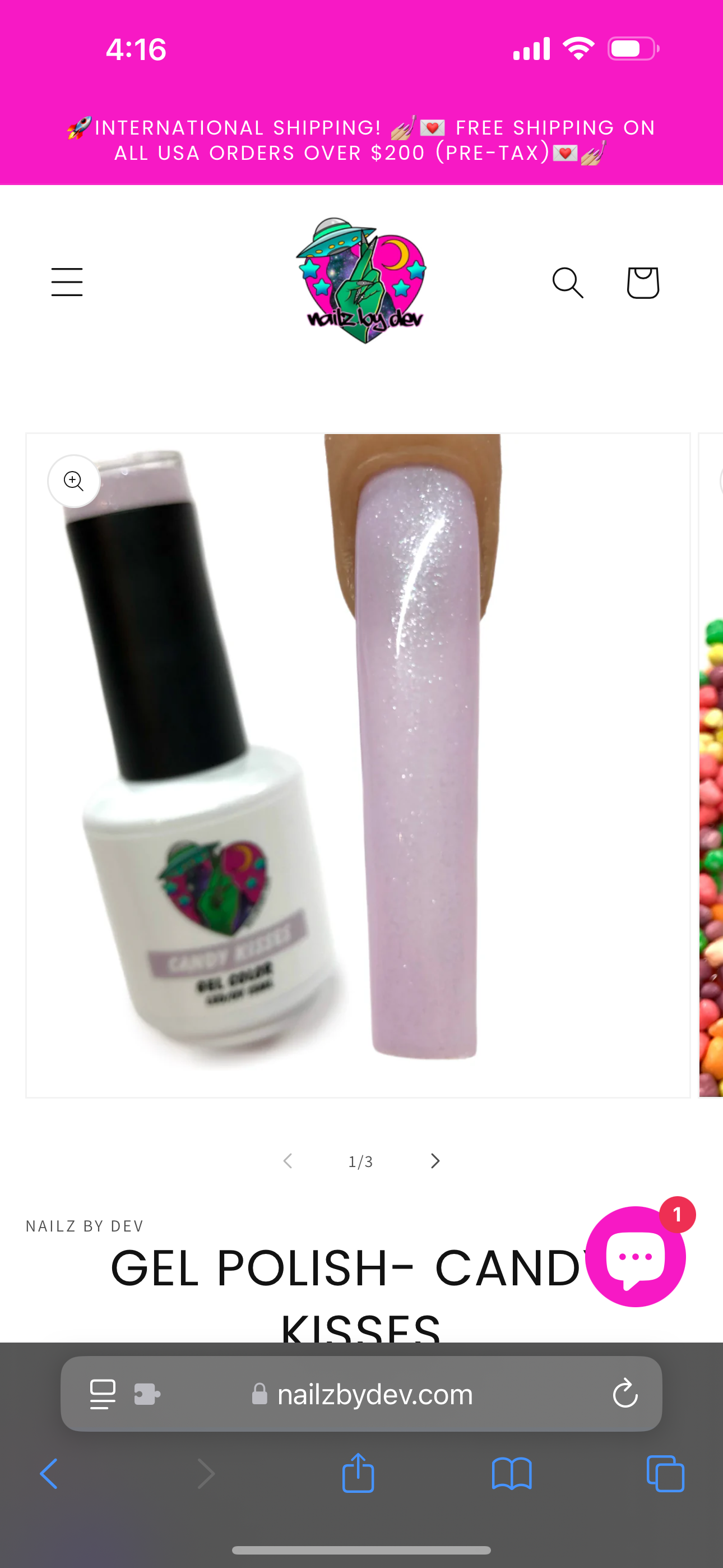 A custom GEL nail request (please send in inspo pic or idea)