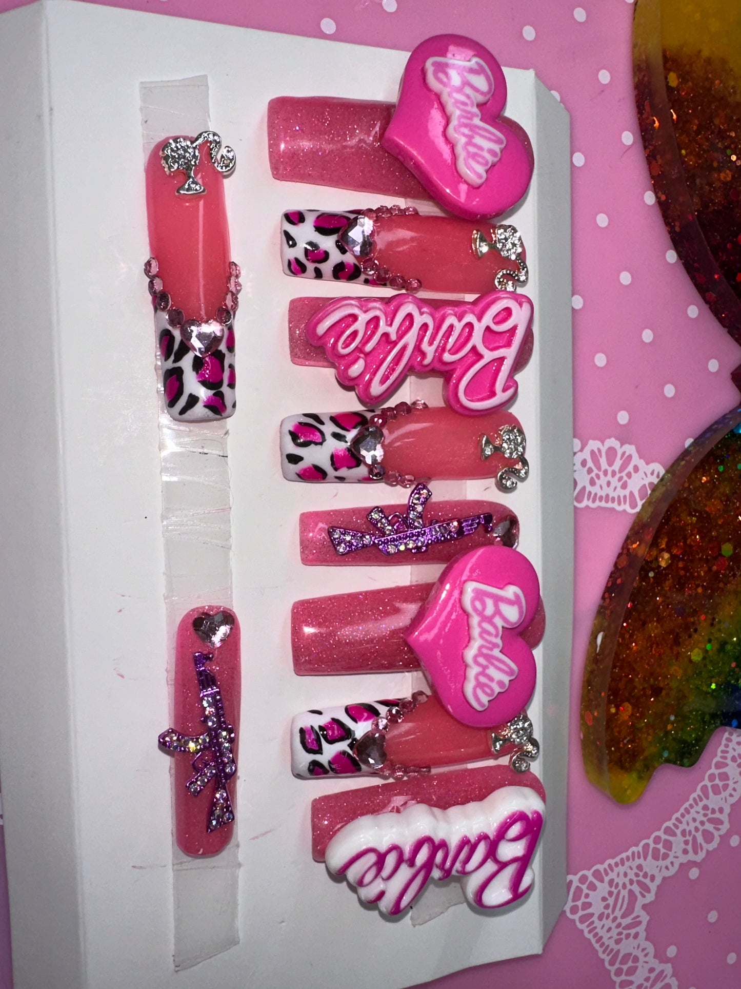 Barbie Girl Nails (Gel)