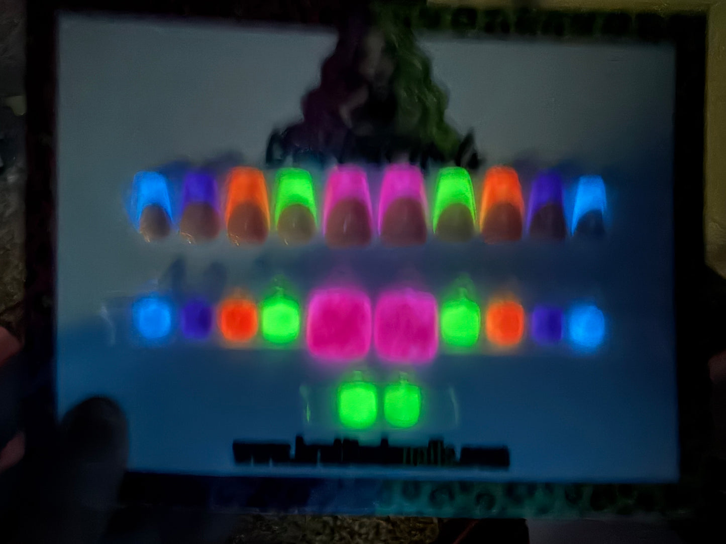 Neon Dreamz(Gel toe and nail bundle)
