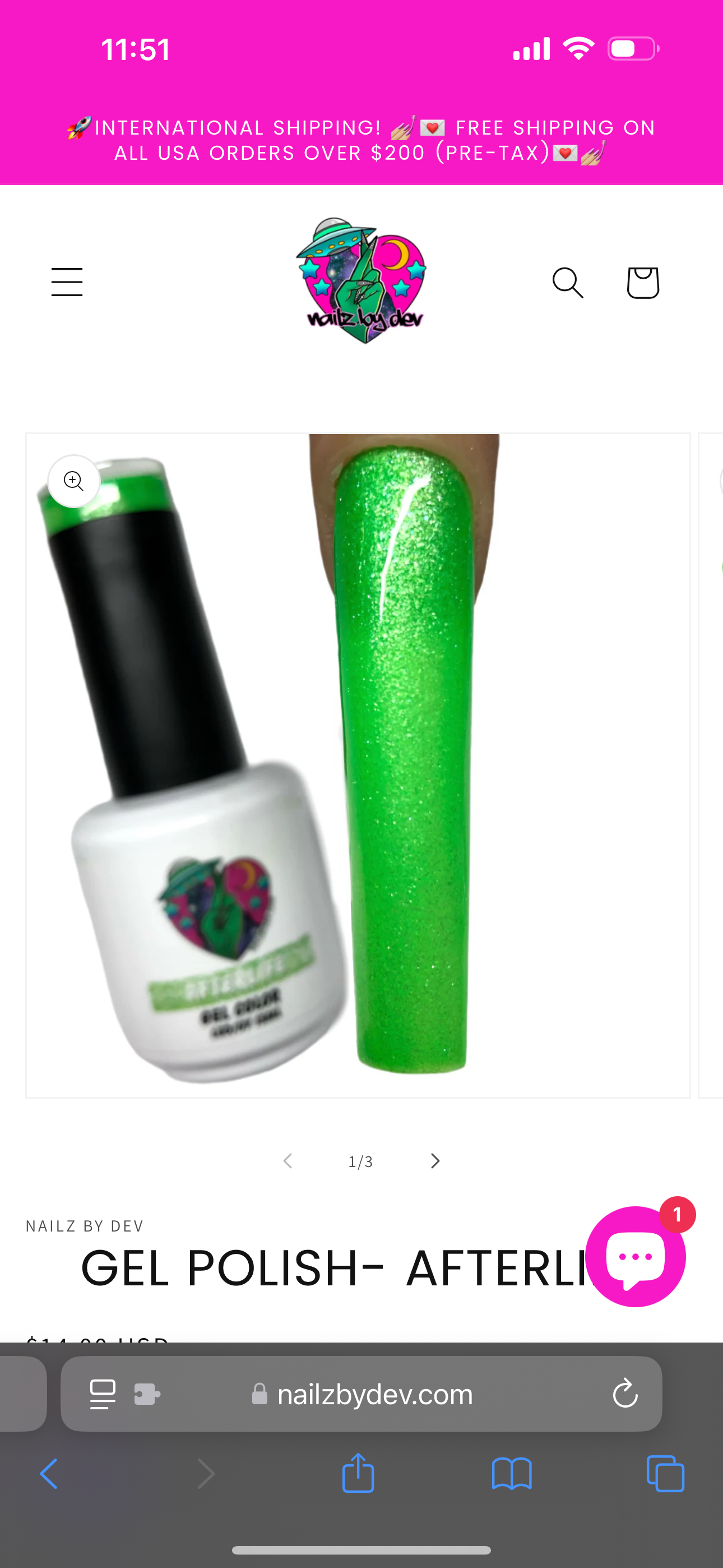 A custom GEL nail request (please send in inspo pic or idea)