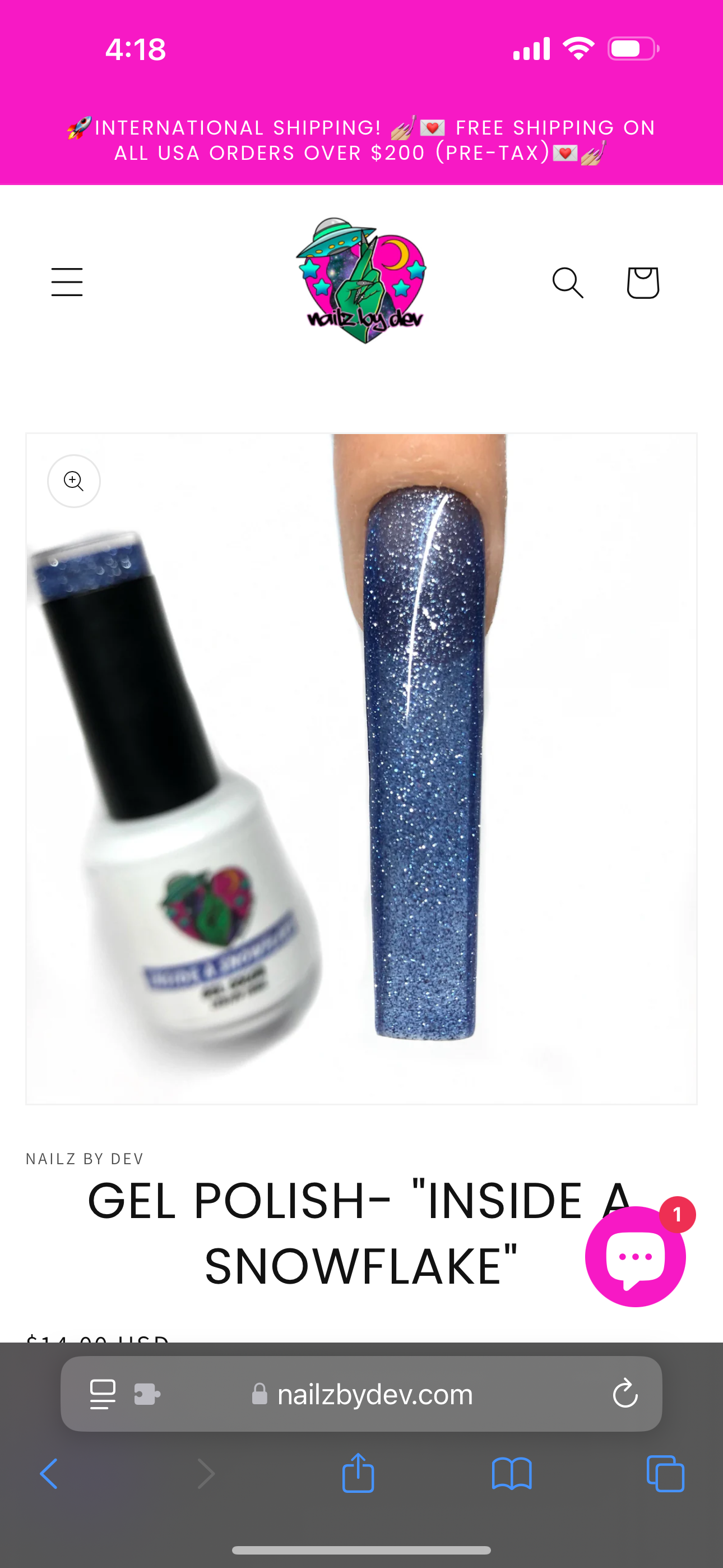 A custom GEL nail request (please send in inspo pic or idea)