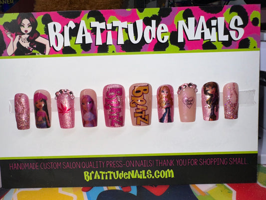 Bratitude bratty nails (Gel)