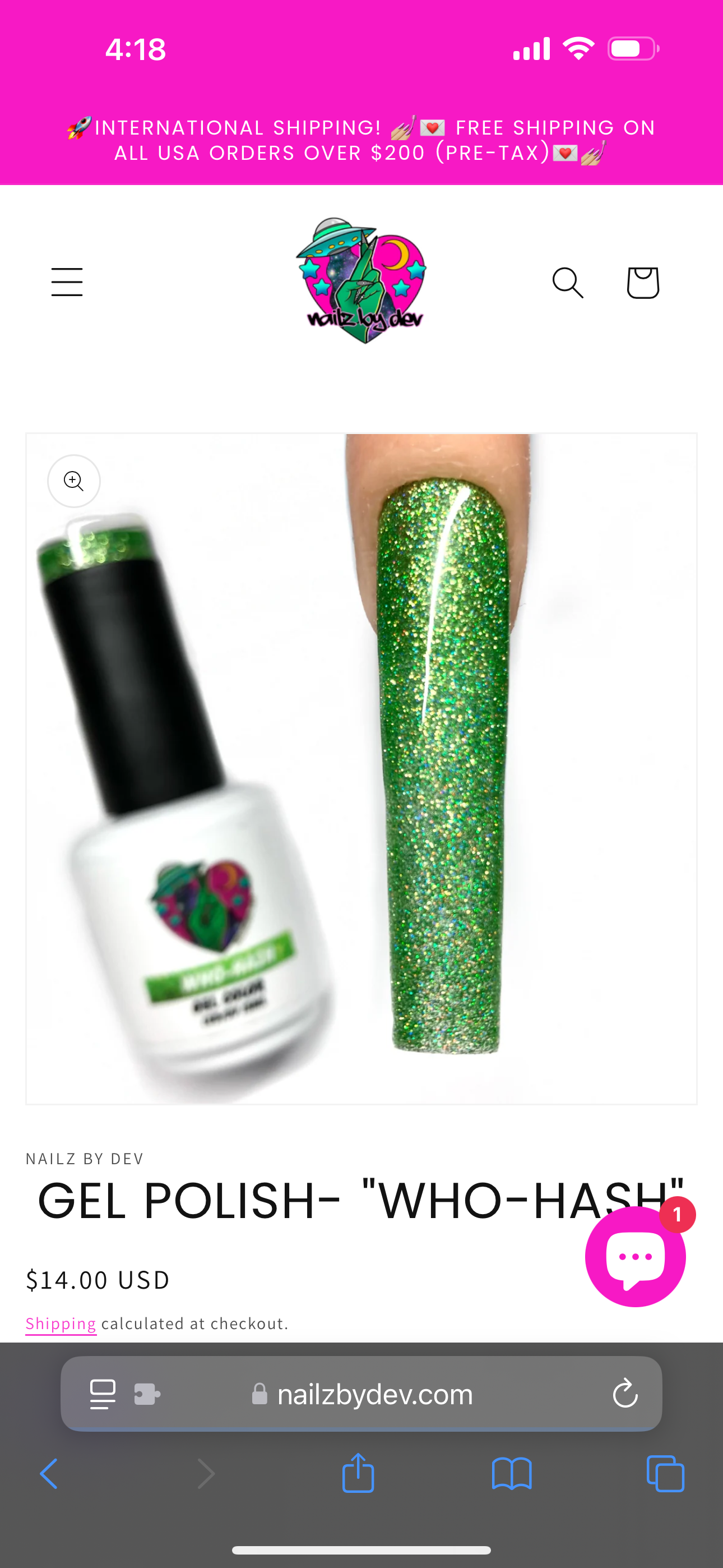 A custom GEL nail request (please send in inspo pic or idea)