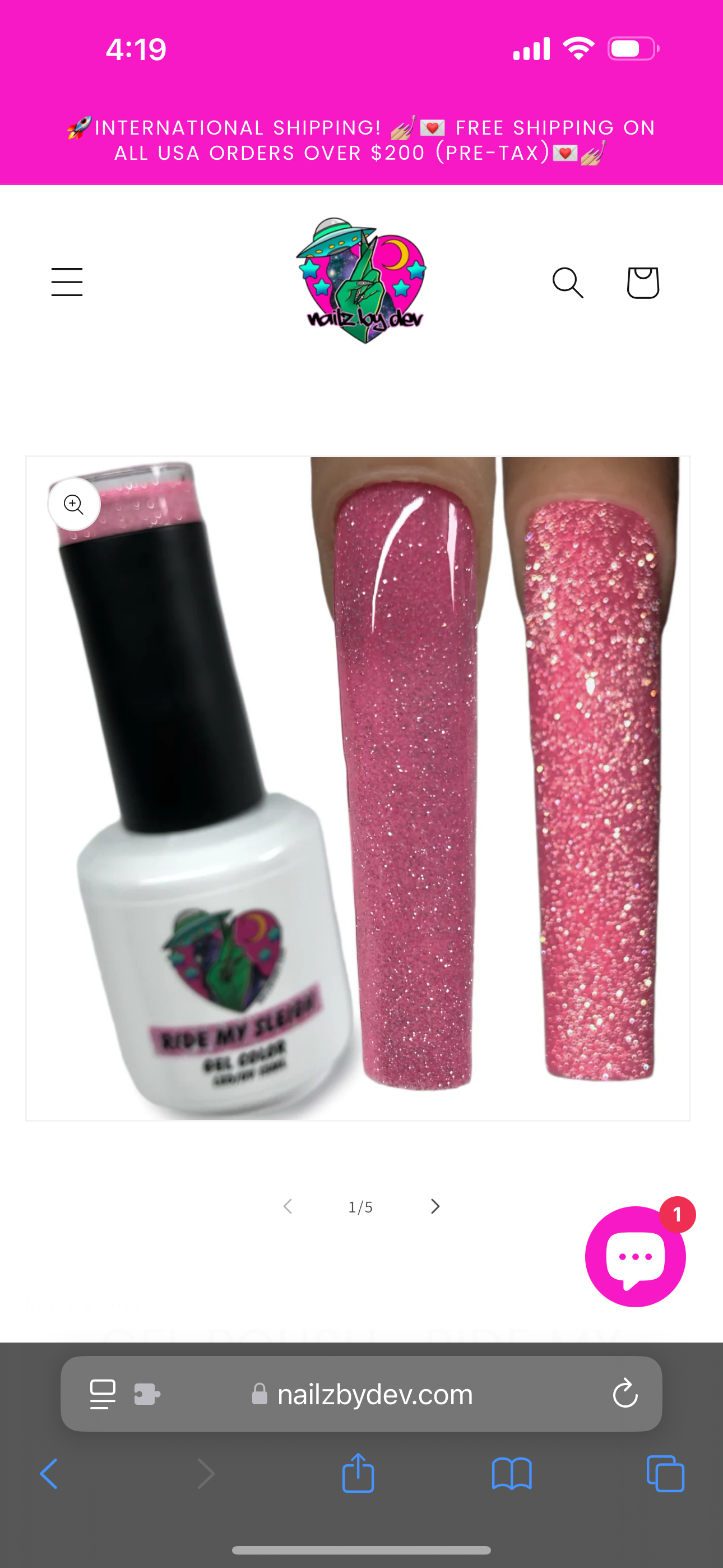 A custom GEL nail request (please send in inspo pic or idea)