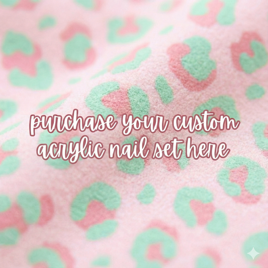 ACRYLIC nail set Custom request
