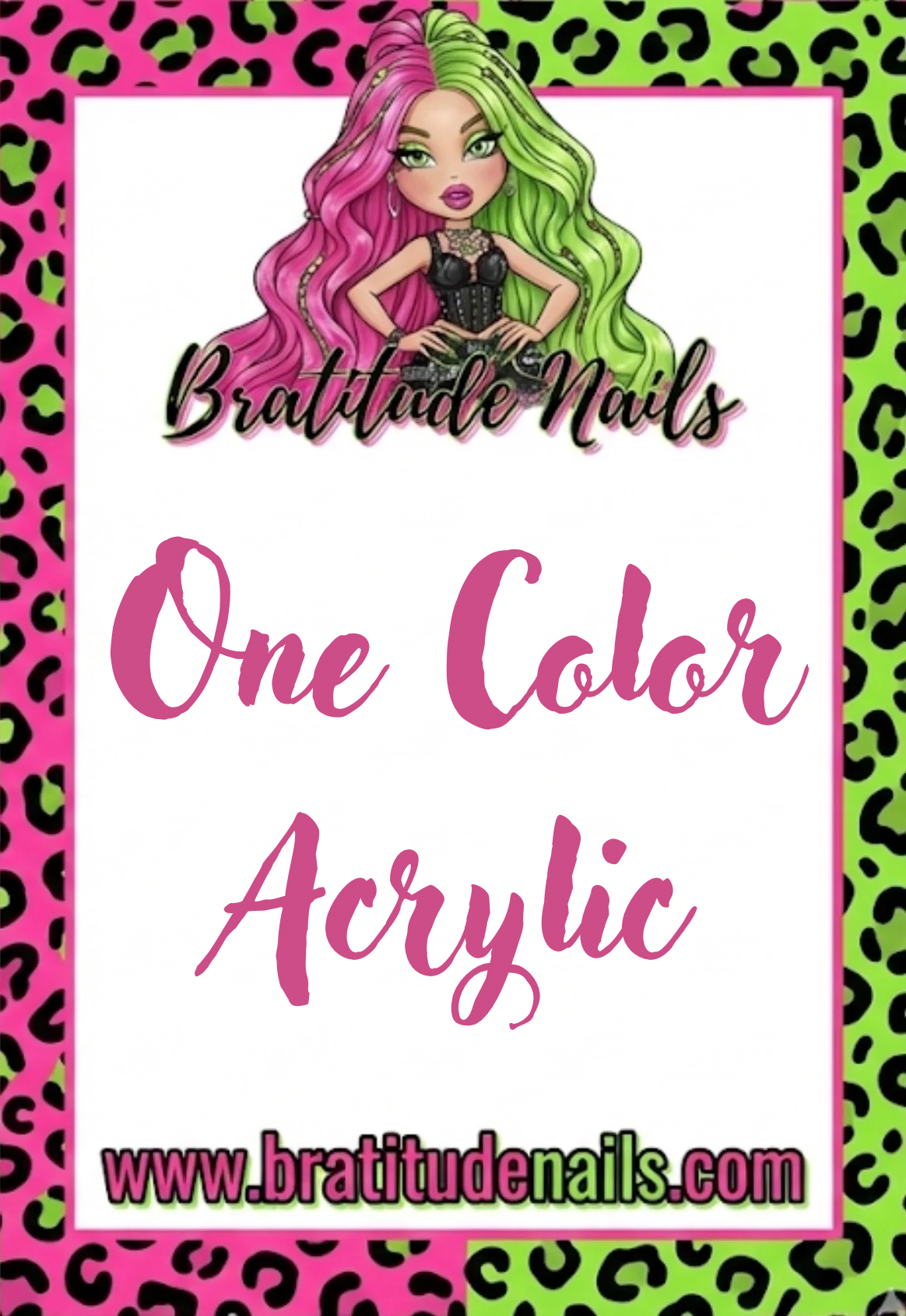 Simple ACRYLIC set (no design)